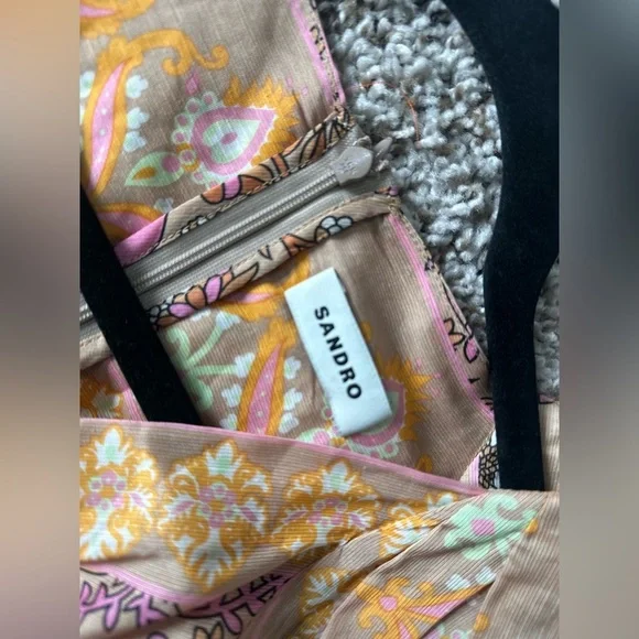 Revolve Sandro Floral Print Knot Jumpsuit - Picture 8 of 10